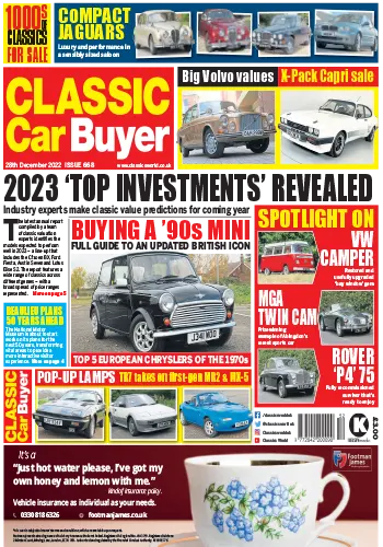 Classic Car Buyer Issue 668 28 December 2022