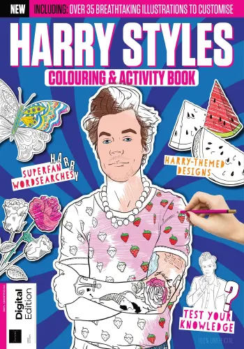 Harry Styles Colouring Activity Book 1st Edition 2022