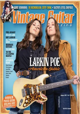 Vintage Guitar Magazine Vol. 37 No. 04 January 2023