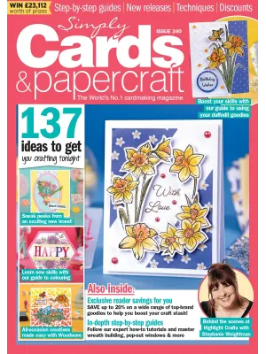 Simply Cards Papercraft Issue 240 March 2023