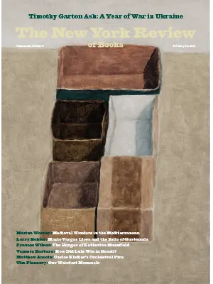 The New York Review of Books Vol.LXX No. 3 February 23 2023