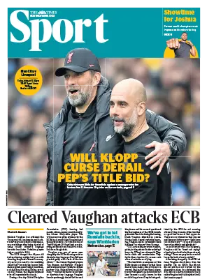 The Times Sport April 1 2023