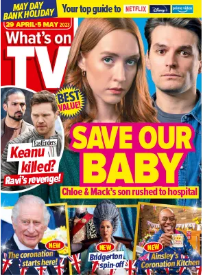 Whats on TV 29 April05 May 2023