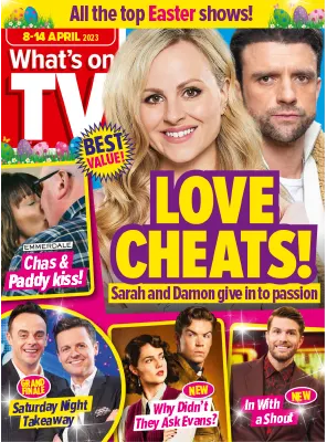 Whats on TV 814 April 2023