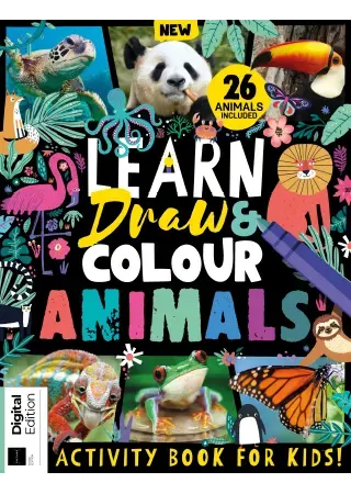 Learn Draw Colour Animals 3rd Edition 2023