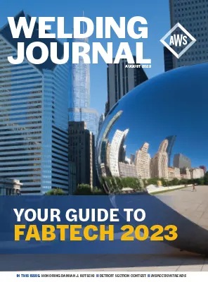 Welding Journal August 2023