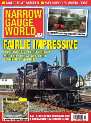 Narrow Gauge World Issue 180 November December 2023