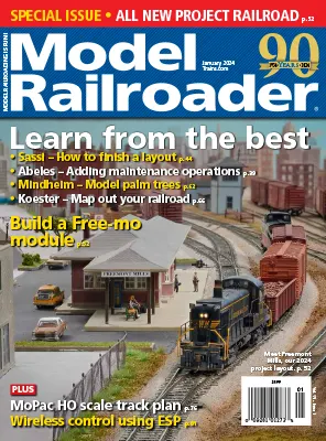 Model Railroader January 2024