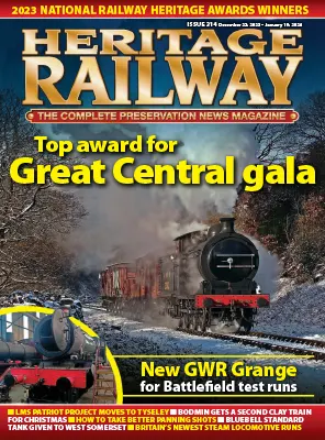 Heritage Railway Issue 314 December 22 January 19 2024