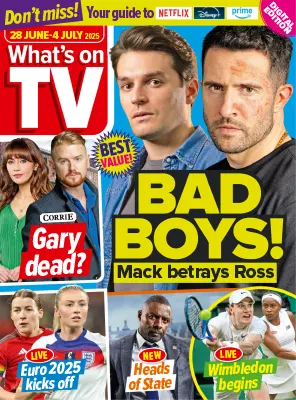 Whats on TV 28 June 04 July 2025
