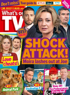 Whats on TV 26 July 1 August 2025