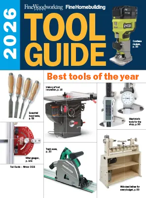 Fine Woodworking Tool Guide Winter 2026