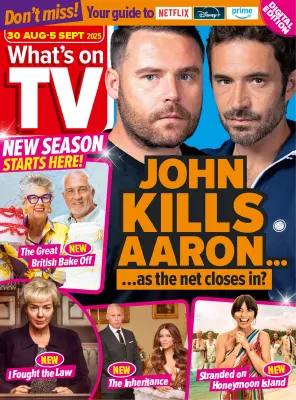 Whats on TV 30 August05 September 2025