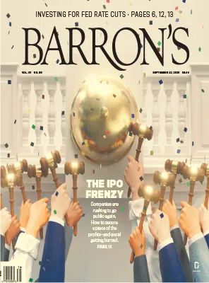 Barrons Magazine September 22 2025