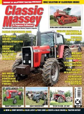 Classic Massey Ferguson Enthusiast September October 2025