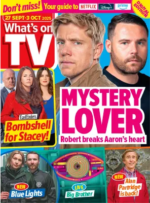 Whats on TV 27 September 03 October 2025