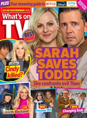 Whats on TV 22 28 November 2025