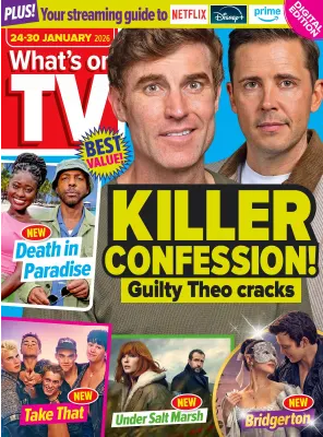 Whats on TV 24 30 January 2026
