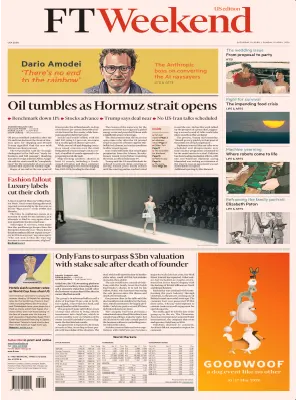 FT Weekend USA 18 19 April 2026