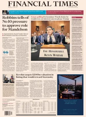 Financial Times UK 22 April 2026
