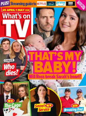 Whats on TV 25 April 01 May 2026