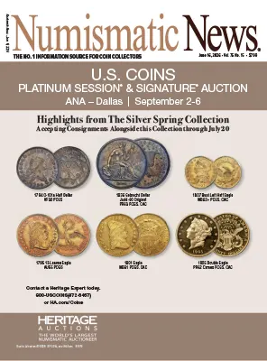 Numismatic News Vol. 75 No. 15 June 16 2026