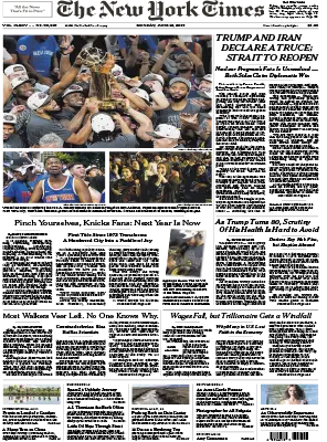 The New York Times 15 June 2026