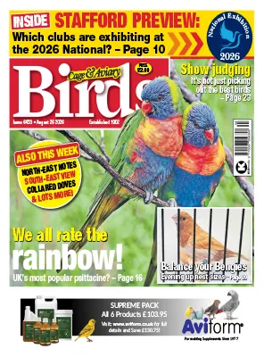 Cage Aviary Birds Issue 6433 August 26 2026