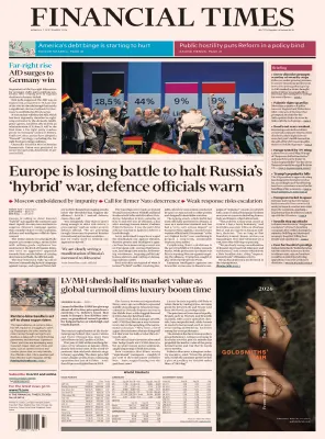 Financial Times UK September 7 2026