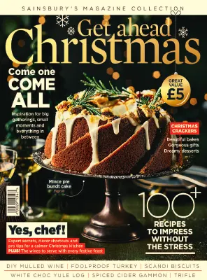 Sainsburys Magazine Collection Get Ahead Christmas 2026